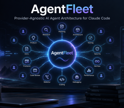 AgentFleet provider-agnostic AI agent architecture for Claude Code with specialized development agents and intelligent model routing
